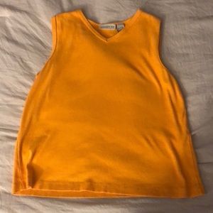 Yellow/Orange trendy V neck tee